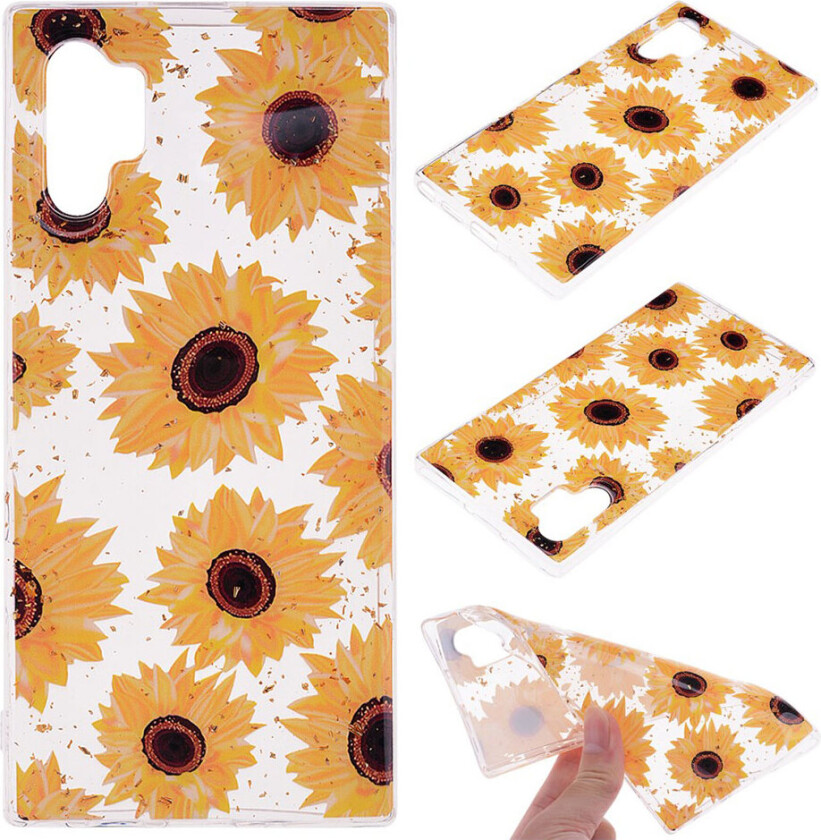 Deco Samsung Galaxy Note 10 Pro deksel - Solsikker