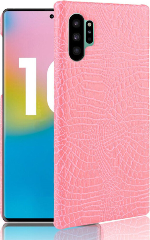 Croco Samsung Galaxy Note 10 Pro deksel - Rosa