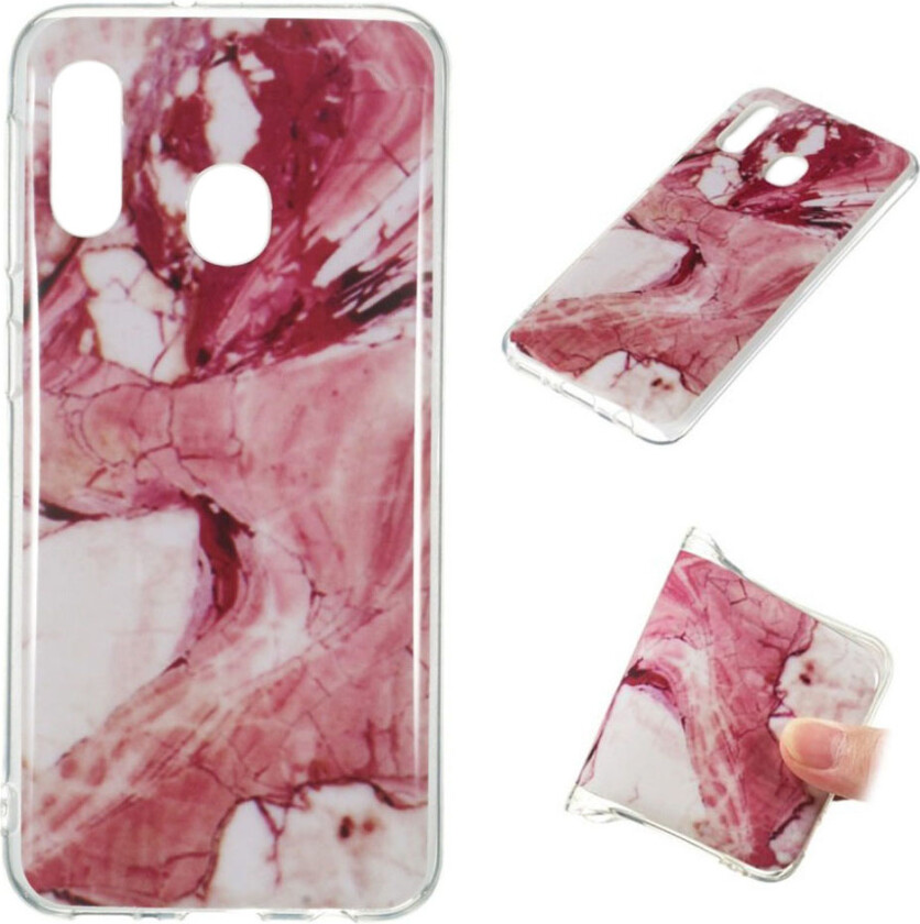 Marble Samsung Galaxy A20e deksel - Thulian rosa marmor