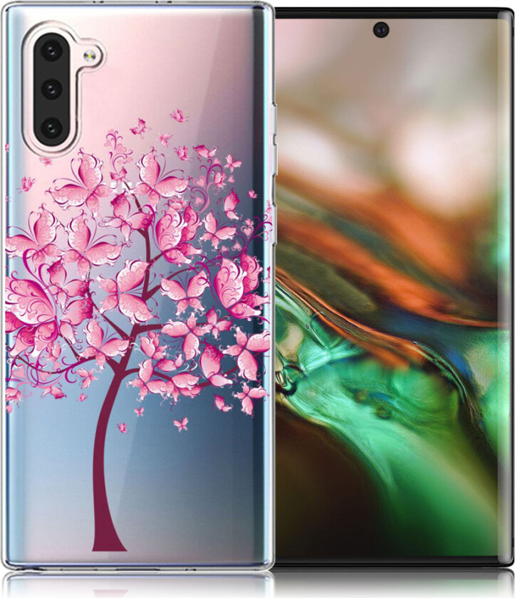 Deco Samsung Galaxy Note 10 deksel - Sommerfugl Tre