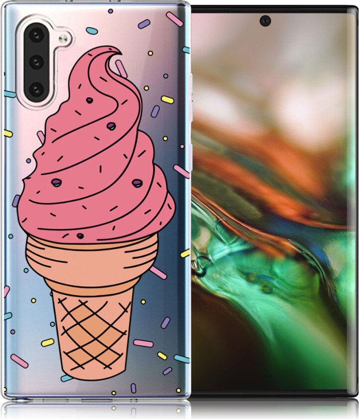 Deco Samsung Galaxy Note 10 deksel - Iskrem