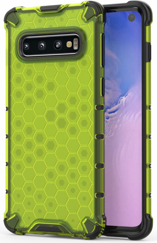 Bofink Honeycomb Samsung Galaxy S10 deksel - Grønn
