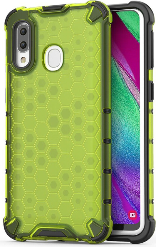 Bofink Honeycomb Samsung Galaxy A40 deksel - Grønn