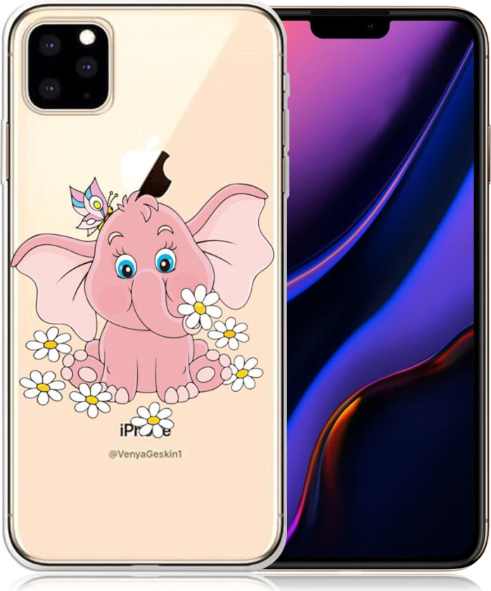 Deco iPhone 11 Pro deksel - Elefant