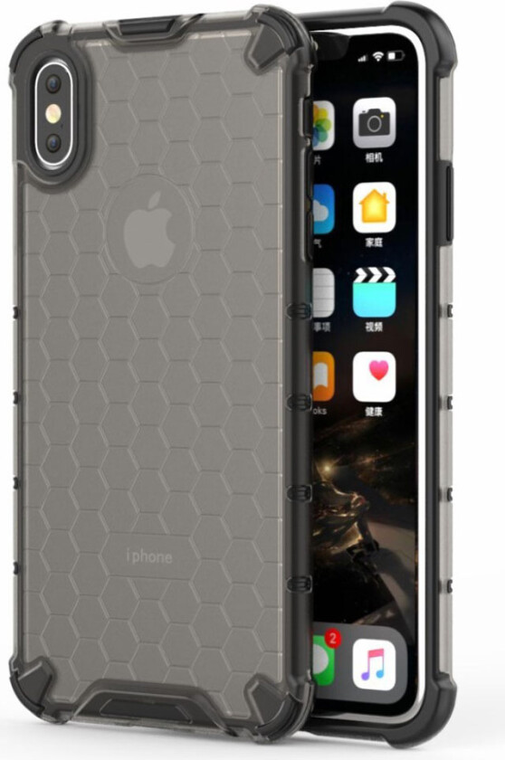 Bofink Honeycomb iPhone Xs Max deksel - Svart