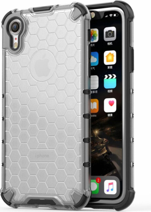Bofink Honeycomb iPhone Xr deksel - Grå