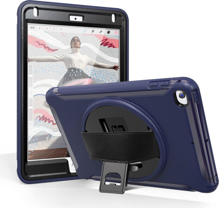 iPad Mini (2019) 3 lags multifunksjons hybrid deksel - Sort