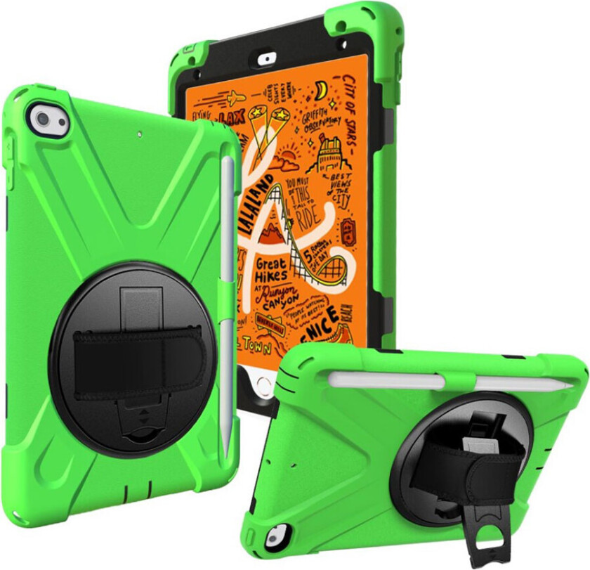iPad Mini (2019) X-Shape 360-graders deksel - Grønn
