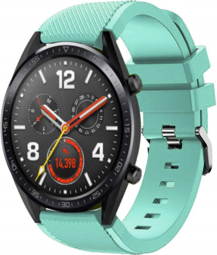 Watch Gt 22mm Twill Silikon Klokkereim - Cyan