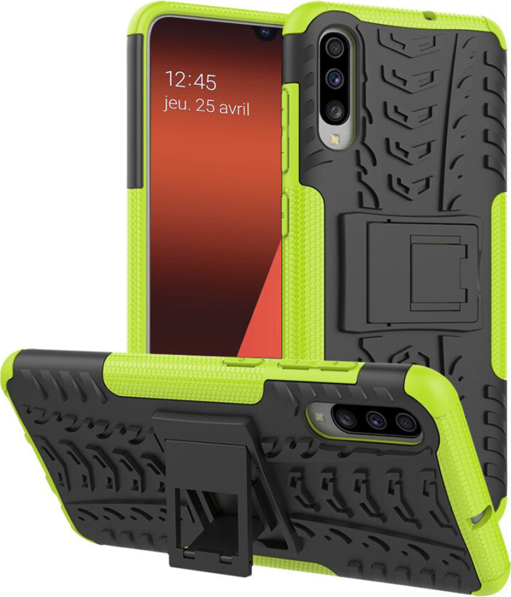 Galaxy A70 dekk hybrid deksel - Grønn