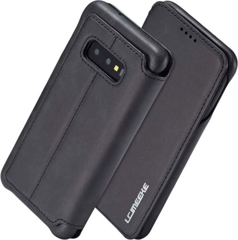 LC.IMEEKE Samsung Galaxy S10e retro deksel - Sort