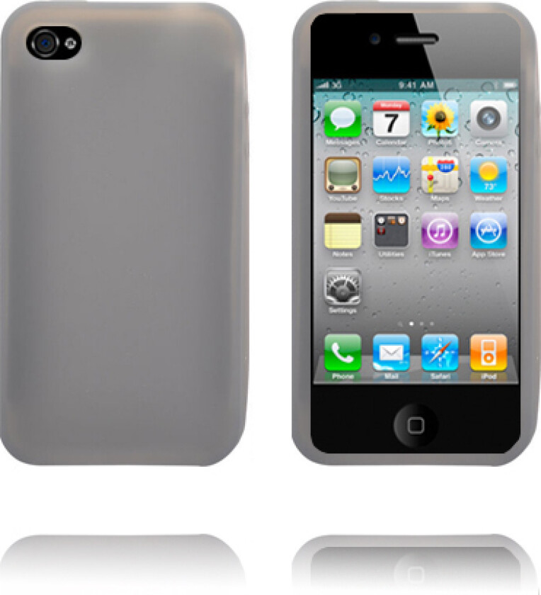 Soft Shell (Grå) iPhone 4S Deksel