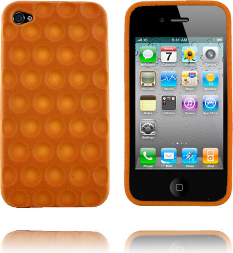 Premium (Oransje) iPhone 4 Deksel