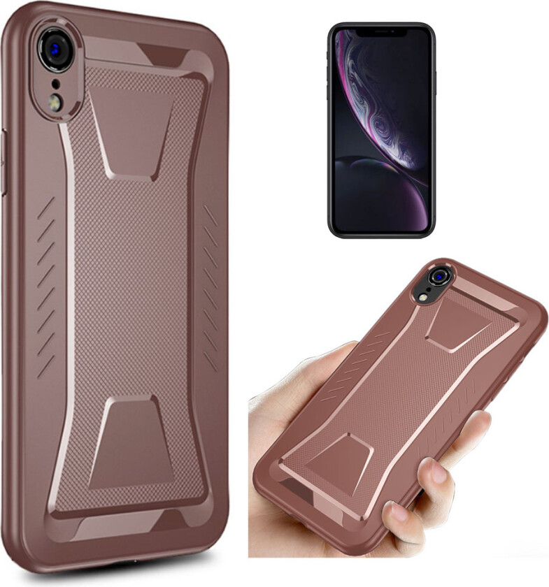 IPAKY iPhone Xr beskyttelses deksel av TPU - brun