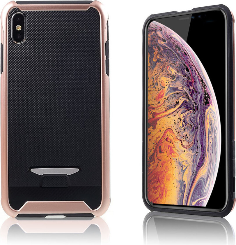 iPhone Xs Max beskyttelsess deksel av TPU med varme avledende tekstur - grønn
