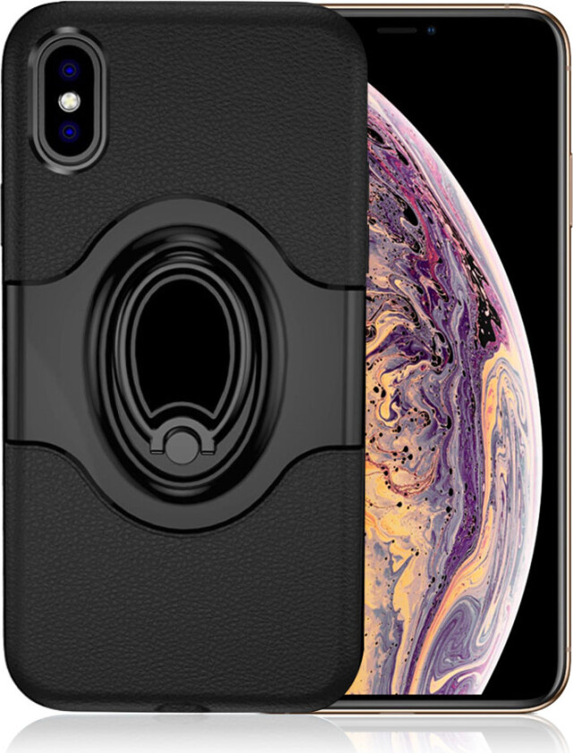 iPhone 9 Plus beskyttelses deksel av hybrid materiale - svart