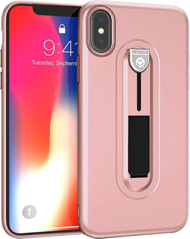 iPhone 9 Plus beskyttelses deksel av TPU med matt overflate - rose gull