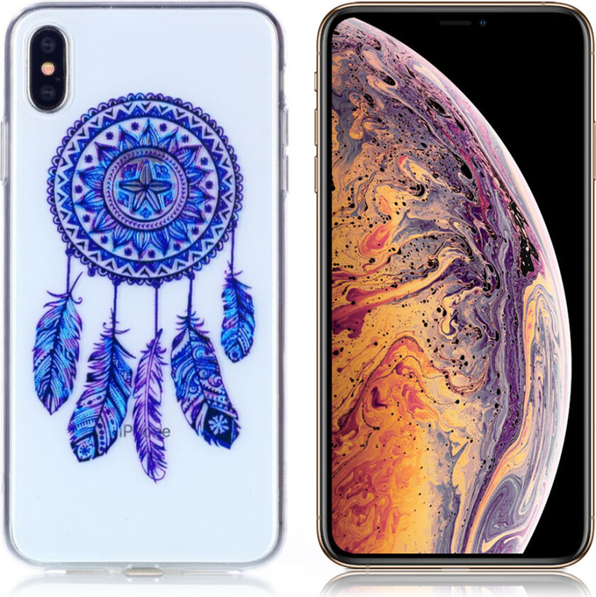 iPhone 9 Plus beskyttelses deksel av TPU med printet mønster - drømme fanger