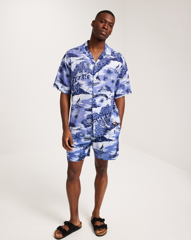 Tjm Ao Hawaiian Beach Short Tynne shorts Blå