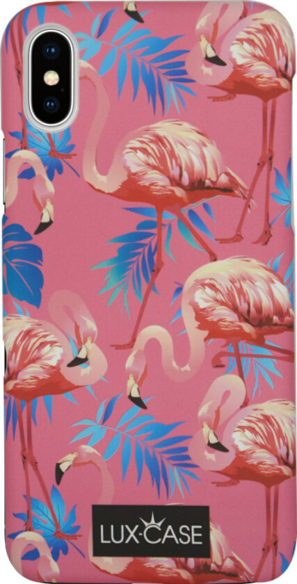 Lux-Case Tropicase™ for iPhone X - Flamingo