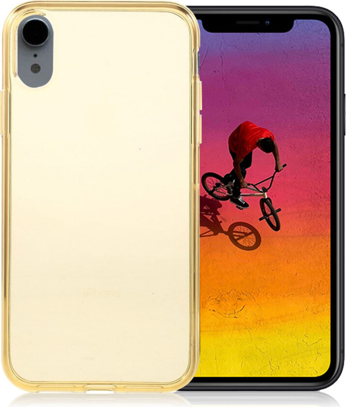 iPhone Xr beskyttelses deksel av myk TPU - gull