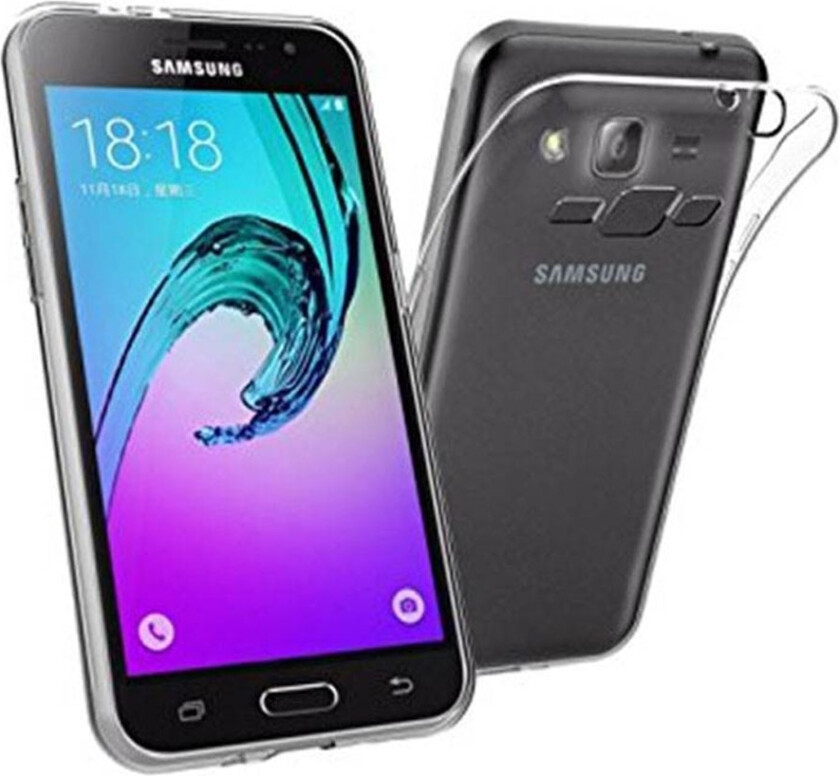 Galaxy J3 / J3 (2016) Transparent Deksel (Fleksibel)