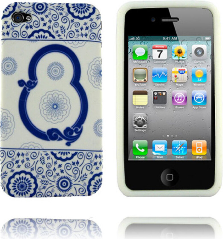 Porcelain (Design 7) iPhone 4 Deksel