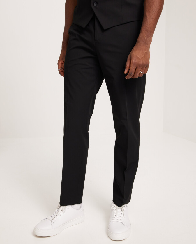Slhslim-Liam Trs Flex Noos Dressbukser Svart