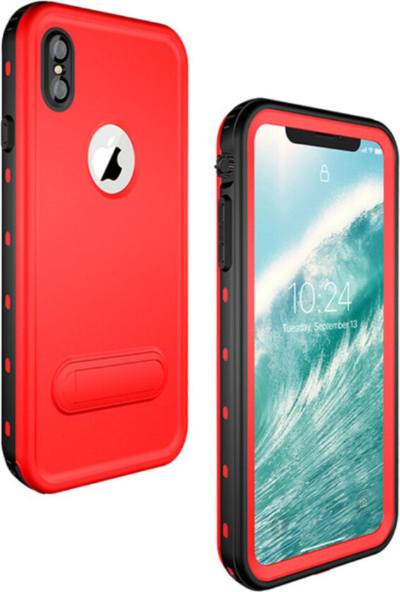 REDPEPPER iPhone Xs Max beskyttelses deksel av plastikk og TPU - rød