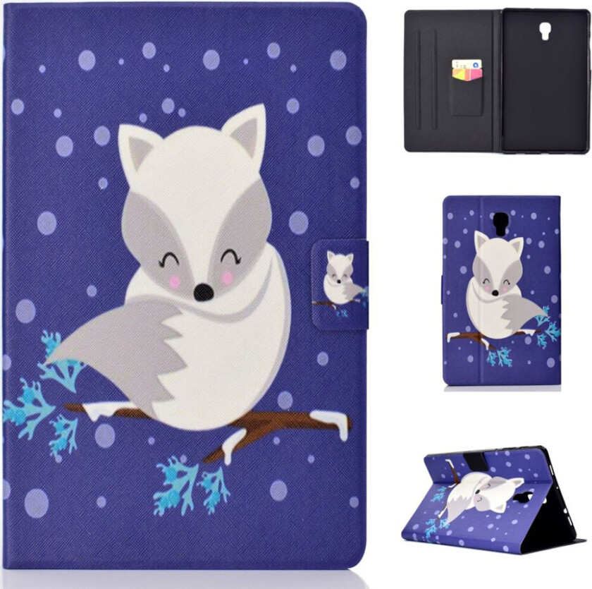 Galaxy Tab A 10.5 beskyttelses deksel av syntetisk skinn med printet mønster - rev