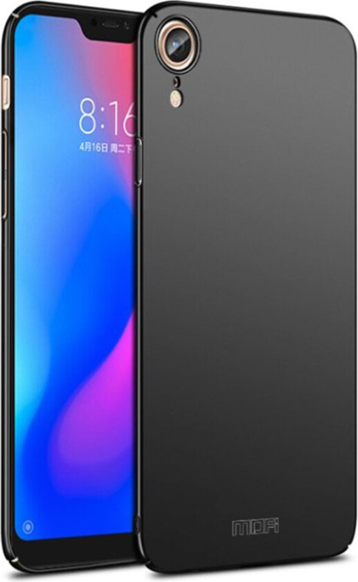 MOFI iPhone Xr beskyttelses deksel av plastikk med matt overflate - svart