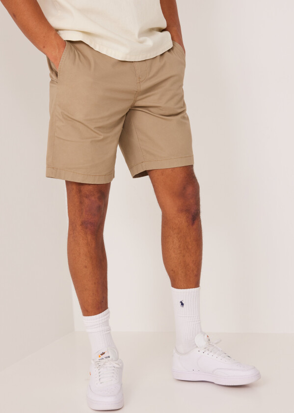 Slhcomfort-Homme Flex Shorts W Noos Chino shorts Beige