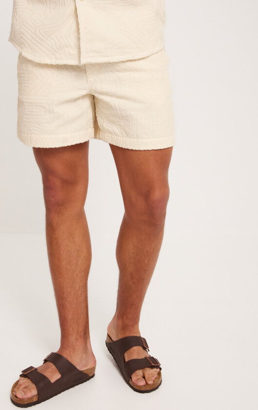 Terry Shorts Joggeshorts Beige