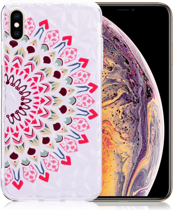 iPhone Xs Max beskyttelses deksel av TPU med printet mønster - havfrue