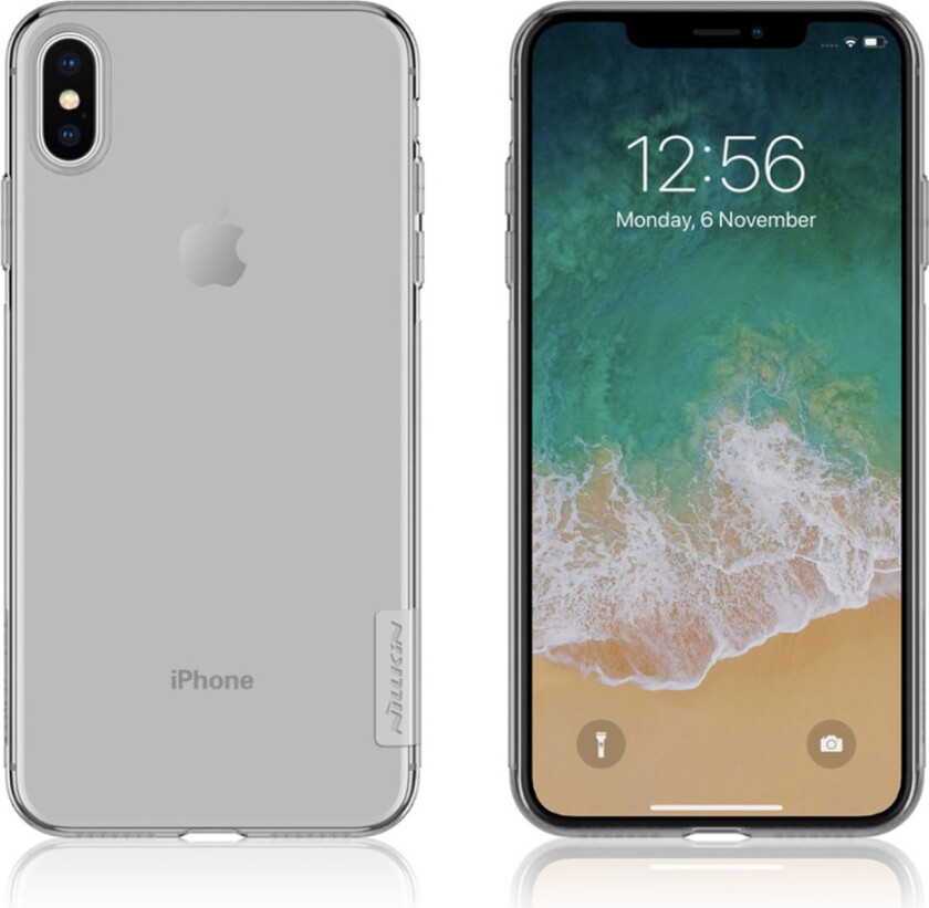 NILLKIN iPhone Xs Max beskyttelses deksel av TPU - grå