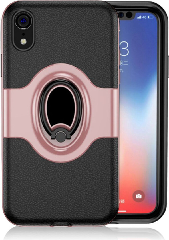 iPhone 9 beskyttelses deksel av hybrid materiale - rose gull