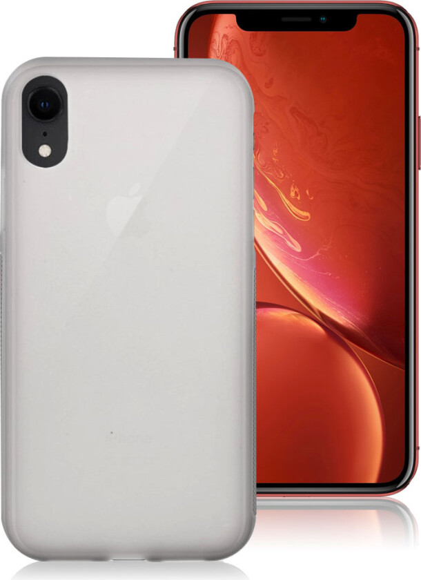 iPhone 9 beskyttelses deksel av TPU med matt overflate - grå