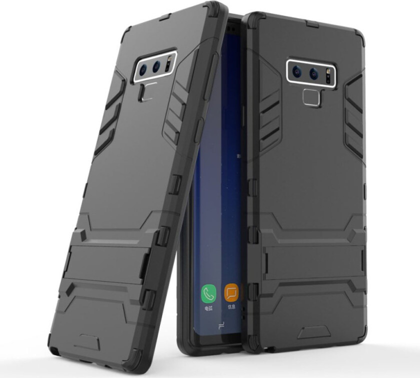 Galaxy Note9 beskyttelses deksel av hybrid materiale - svart