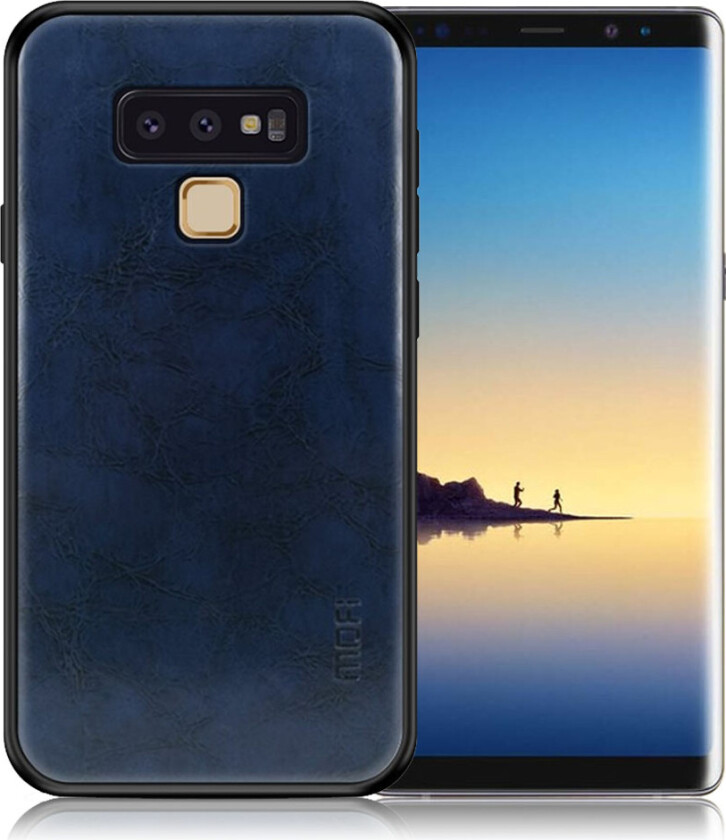 MOFI Samsung Galaxy Note9 beskyttelses deksel av hybride materiale - blå