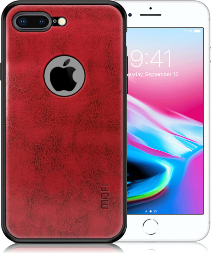 MOFI iPhone 7 Plus beskyttelses deksel av hybride materiale - rød