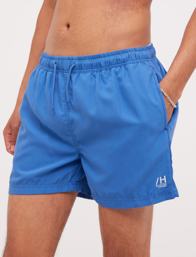 Slhclassic Colour Swim Shorts W Badeshorts Blå