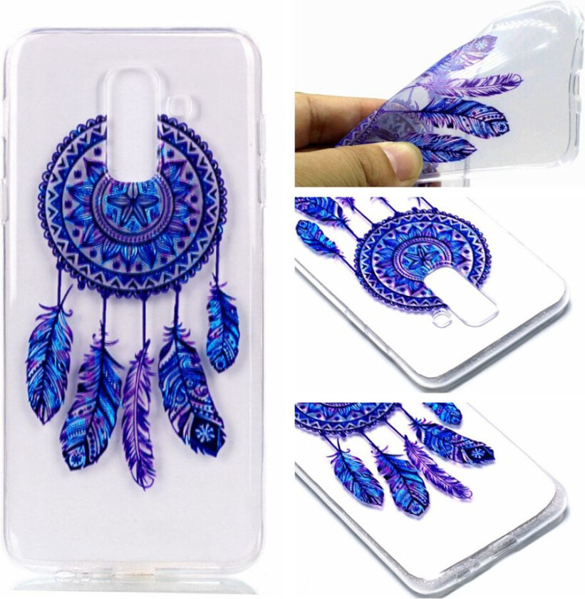 Galaxy A6 Plus beskyttelses deksel av silikon med printet bilde - drømme fanger