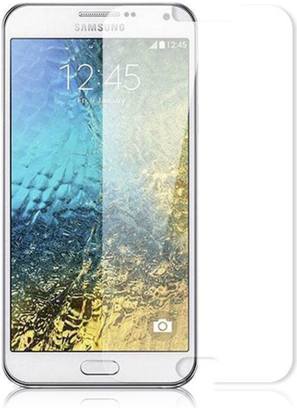 Galaxy E7 Skjerm Deksel In Herdet Glass
