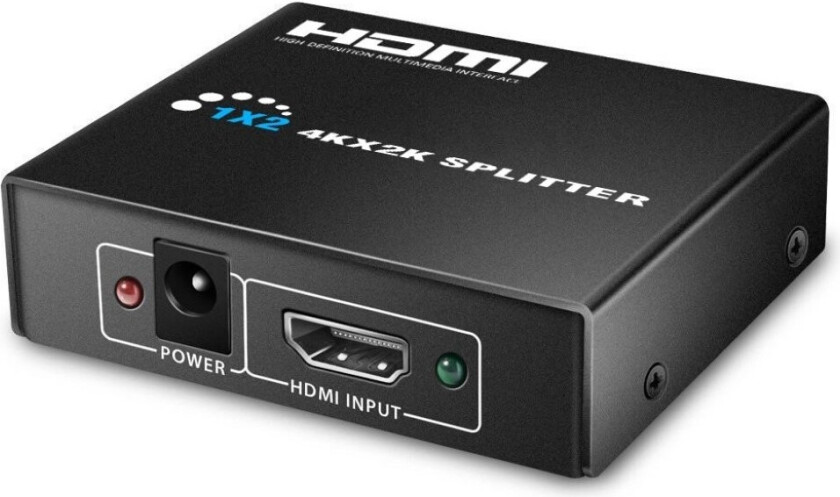 Universal 4K x 2K HDMI splitter 3D Full HD 1080 oppløsning - EU Plug