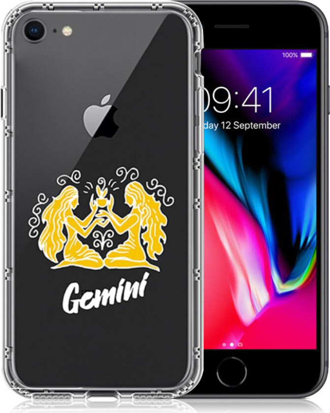 NXE iPhone 7 og 8 Deksel laget av plastikk og silikon - Tvillingene