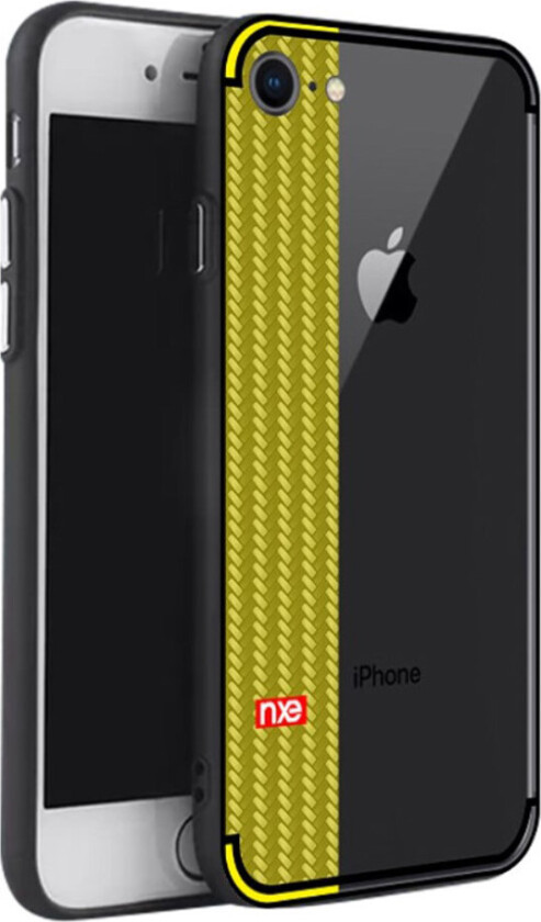 NXE iPhone 7 og 8 Deksel laget av plastikk og silikon - Gul