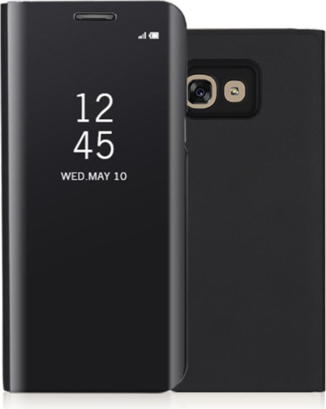 Galaxy A3 (2017) Deksel laget av plastikk og kunstlær - Svart
