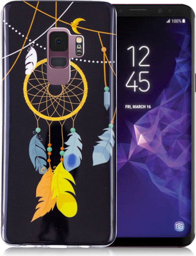 Galaxy S9 Deksel laget av silikon - Fjær drømme fanger