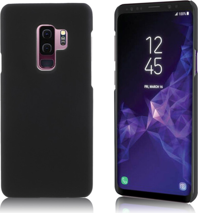 Galaxy S9 Plus Deksel laget av plastikk - Svart