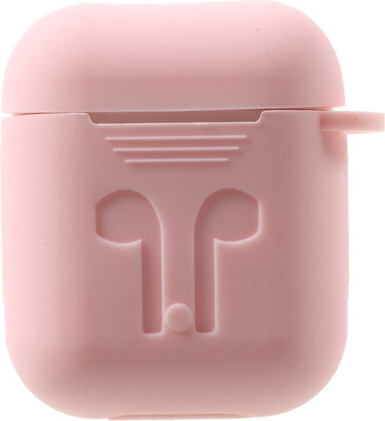 Bilde av Airpods Beskyttelses deksel laget av silikon - Lys rosa